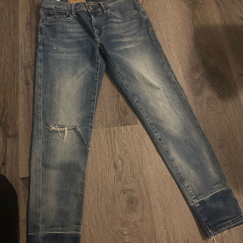 Polo by Ralph Lauren Blue Ankle & Cropped Jeans